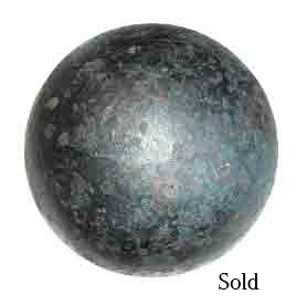 12 pound Cannonball from Culp's Hill - Shield's Museum