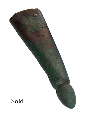 Dug Scabbard Tip and Finial